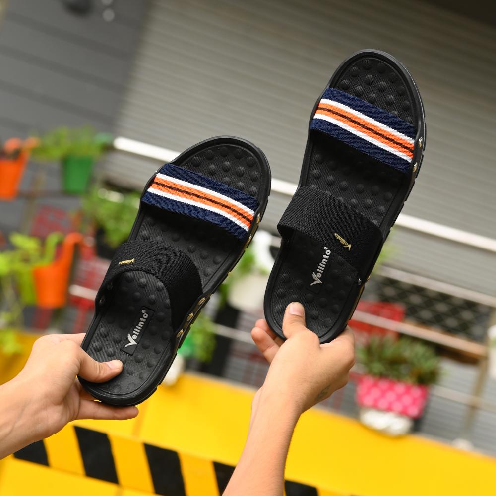 Vellinto AVATAR Men's Outdoor Slippers For Men ll Flexible Casual Slipper For Men ll Elastic Strap Sandal/Slippe