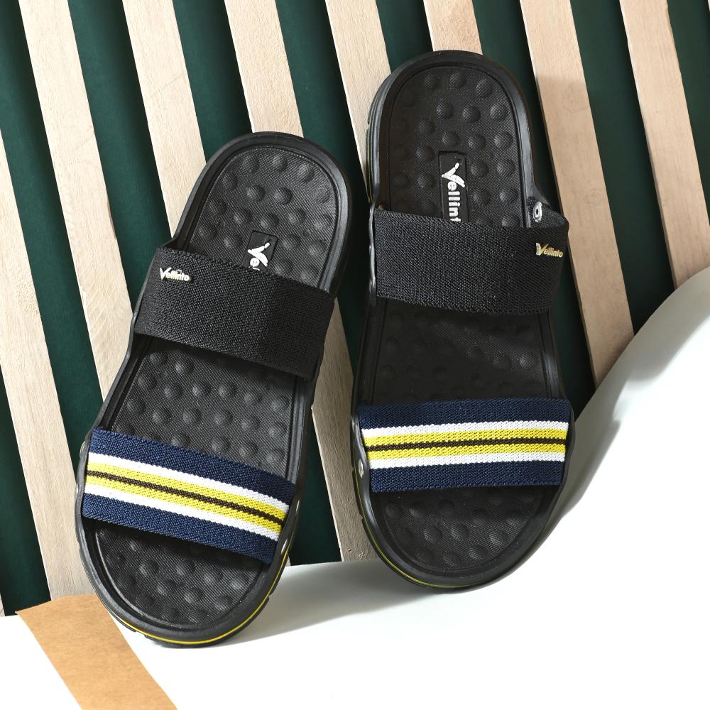 Vellinto AVATAR Men's Outdoor Slippers For Men ll Flexible Casual Slipper For Men ll Elastic Strap Sandal/Slippe