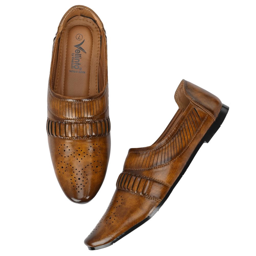 Vellinto CROWN Cool Traditional Jutis For Men Mojaris For Men Nagra For Men Casuals For Men