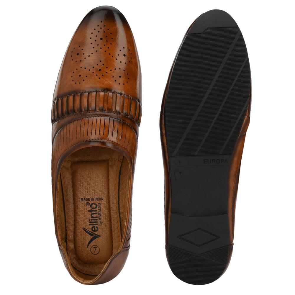 Vellinto CROWN Cool Traditional Jutis For Men Mojaris For Men Nagra For Men Casuals For Men