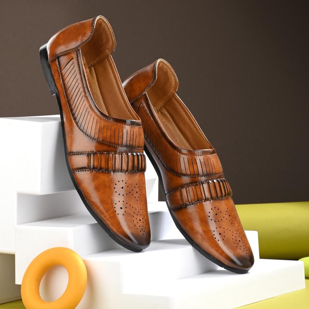 Vellinto CROWN Cool Traditional Jutis For Men Mojaris For Men Nagra For Men Casuals For Men