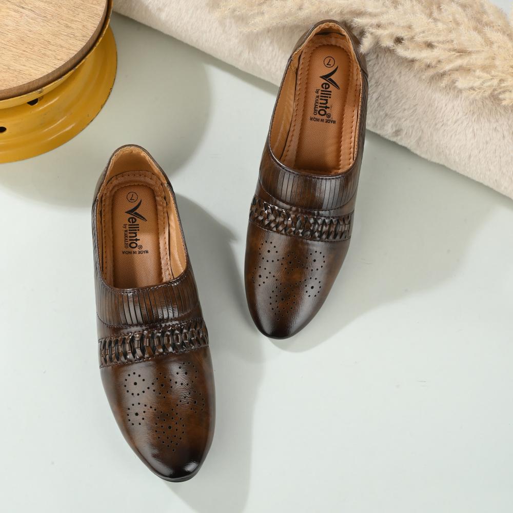 Vellinto ECLIPSE Cool Traditional Jutis For Men Mojaris For Men Nagra For Men Casuals For Men