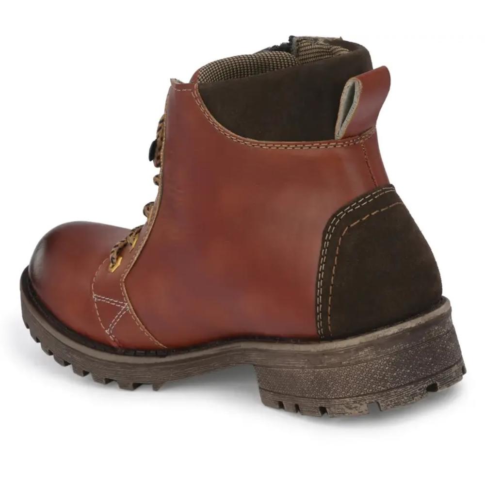 Vellinto ETERNITY Royal Look Zipper Boots For Men ll Casual Shoes For Men ll Latest Synthetic Leather Boots for Men