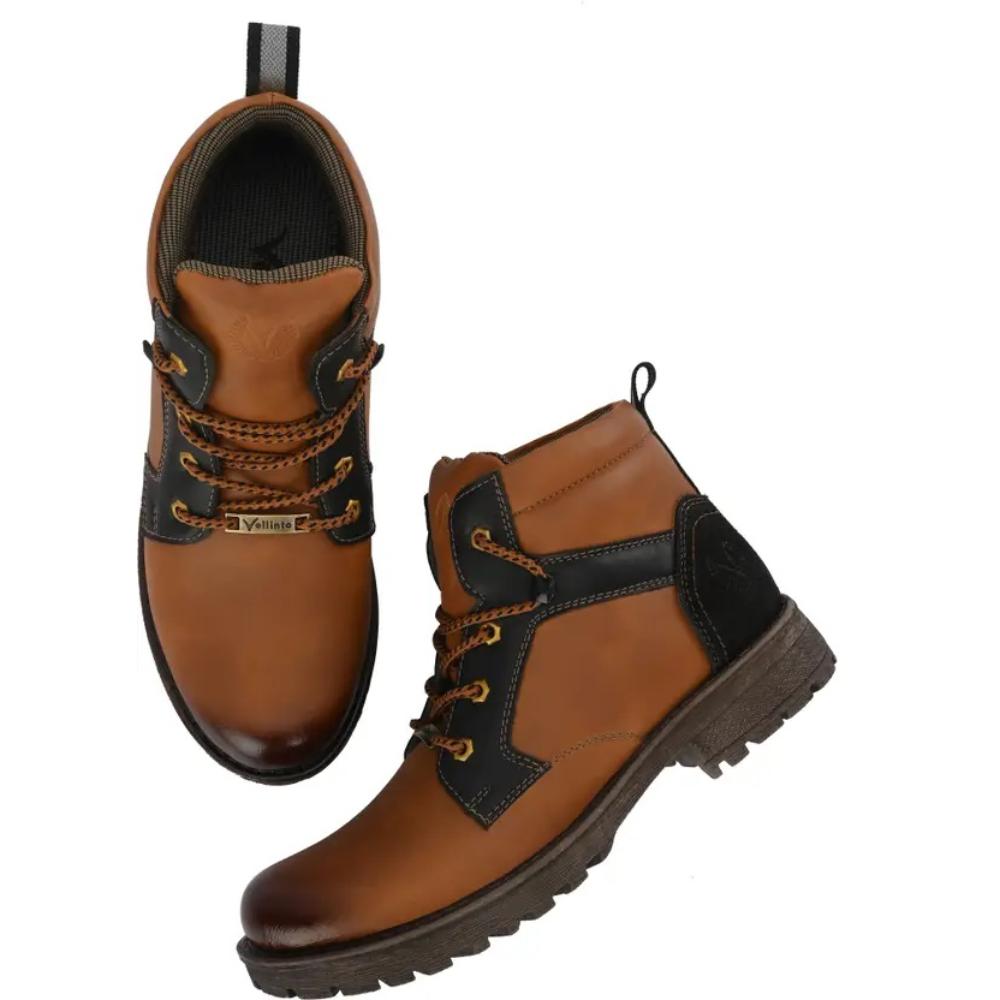 Vellinto CAPTAIN Royal Look Boots For Men ll Latest Synthetic Leather Boots for Men