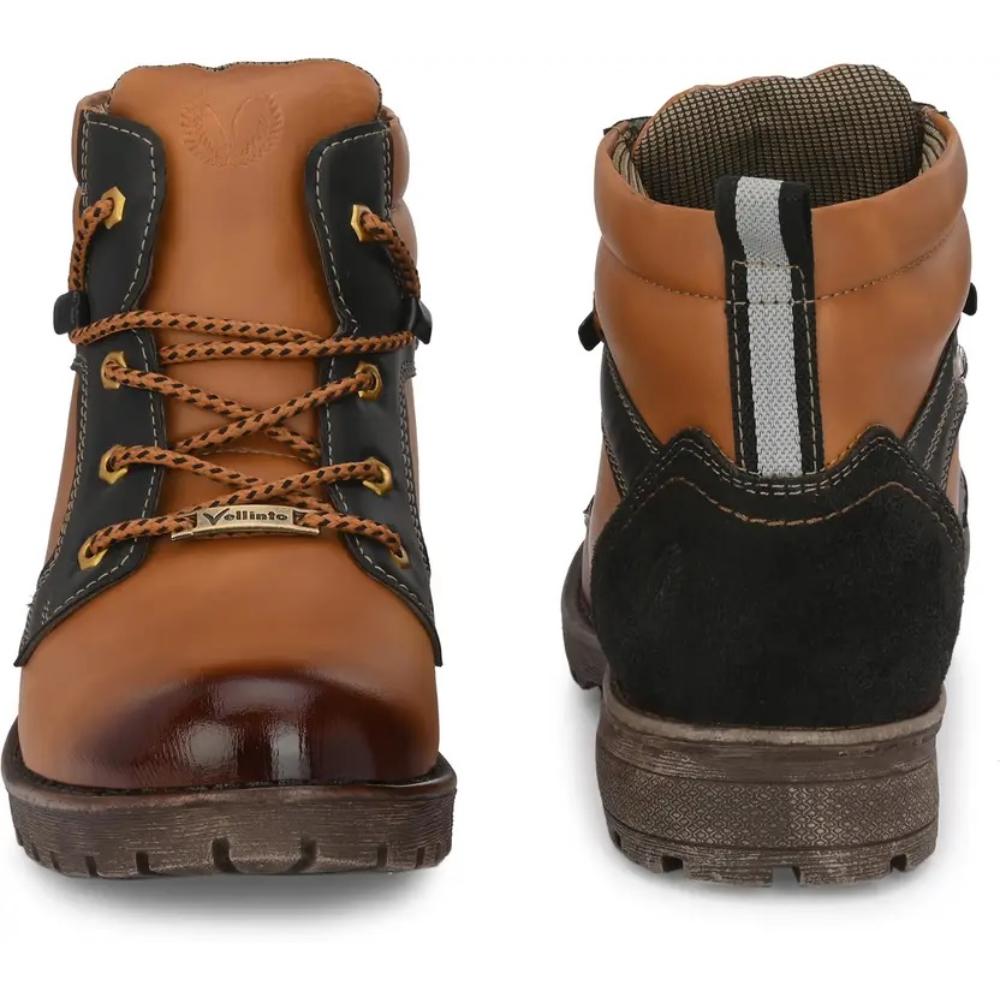 Vellinto CAPTAIN Royal Look Boots For Men ll Latest Synthetic Leather Boots for Men