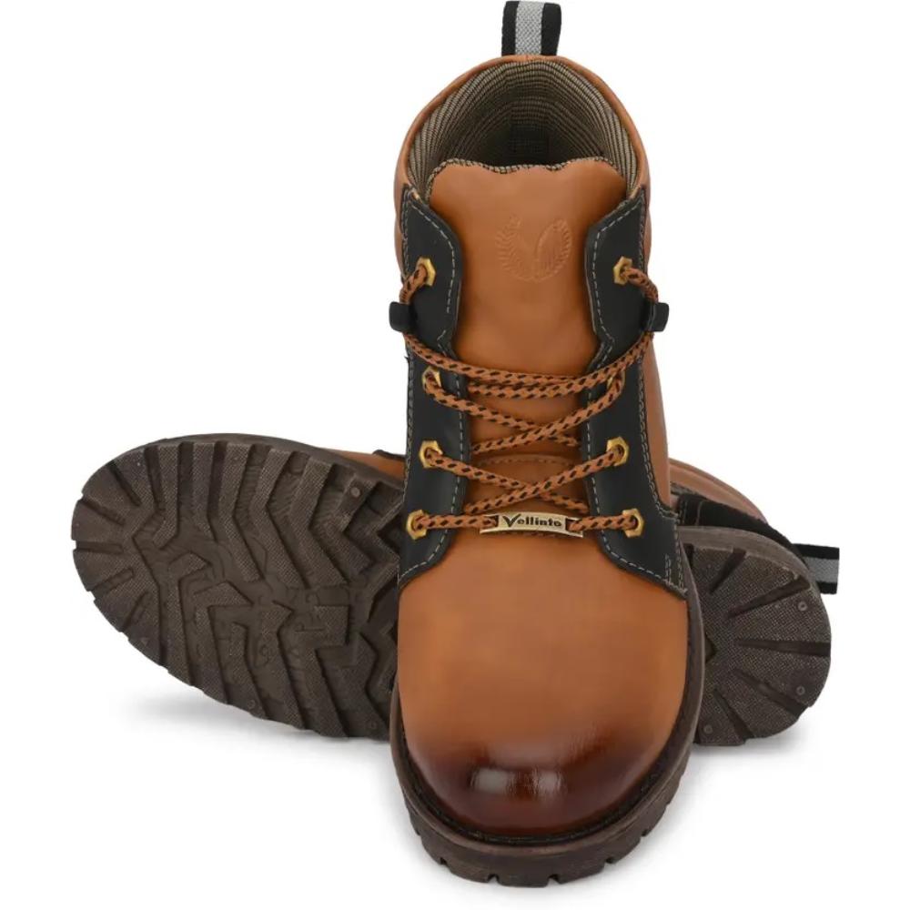 Vellinto CAPTAIN Royal Look Boots For Men ll Latest Synthetic Leather Boots for Men