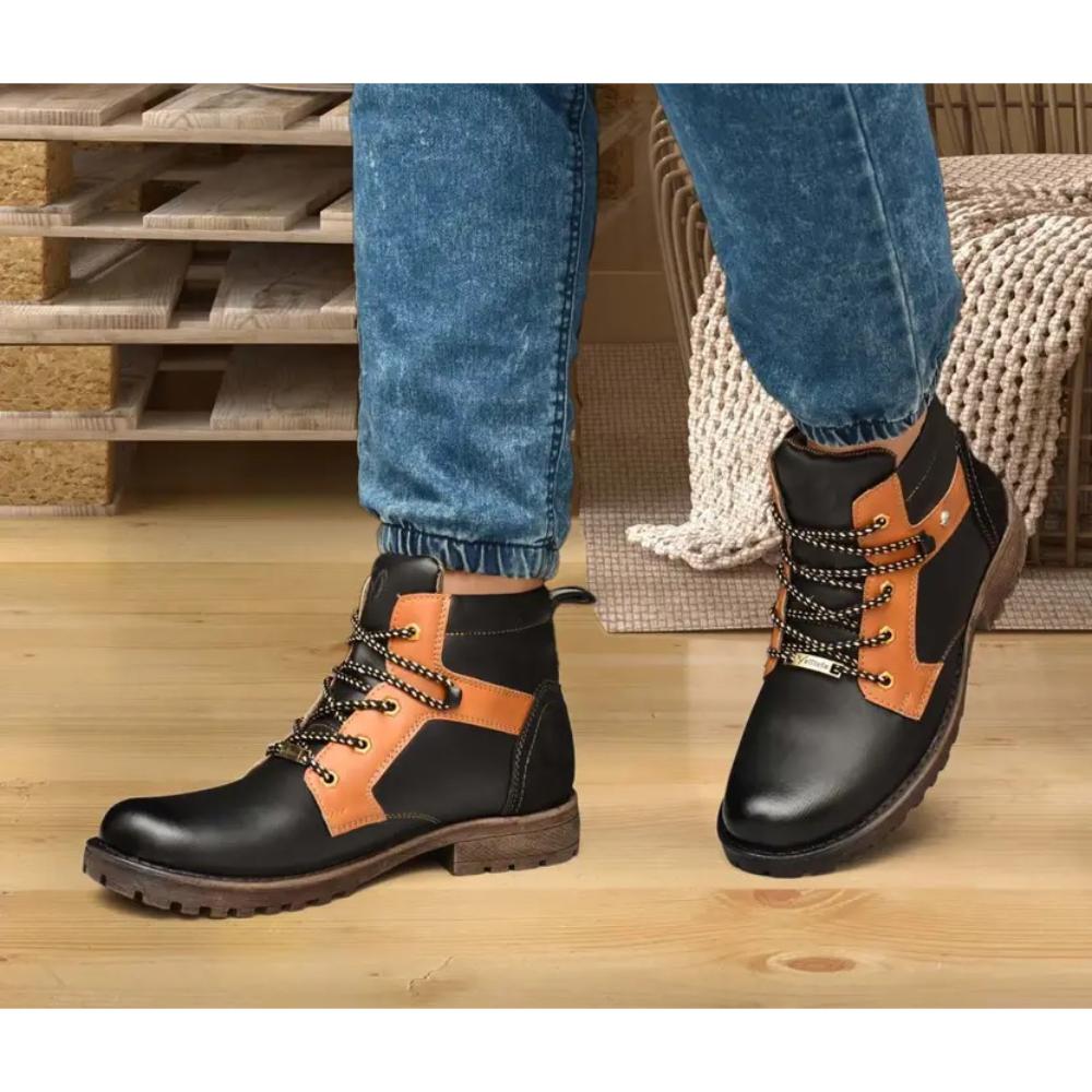 Vellinto CAPTAIN Royal Look Boots For Men ll Latest Synthetic Leather Boots for Men