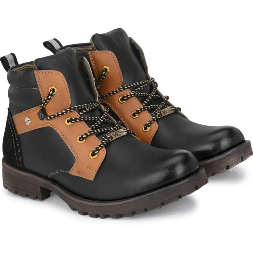 Vellinto CAPTAIN Royal Look Boots For Men ll Latest Synthetic Leather Boots for Men