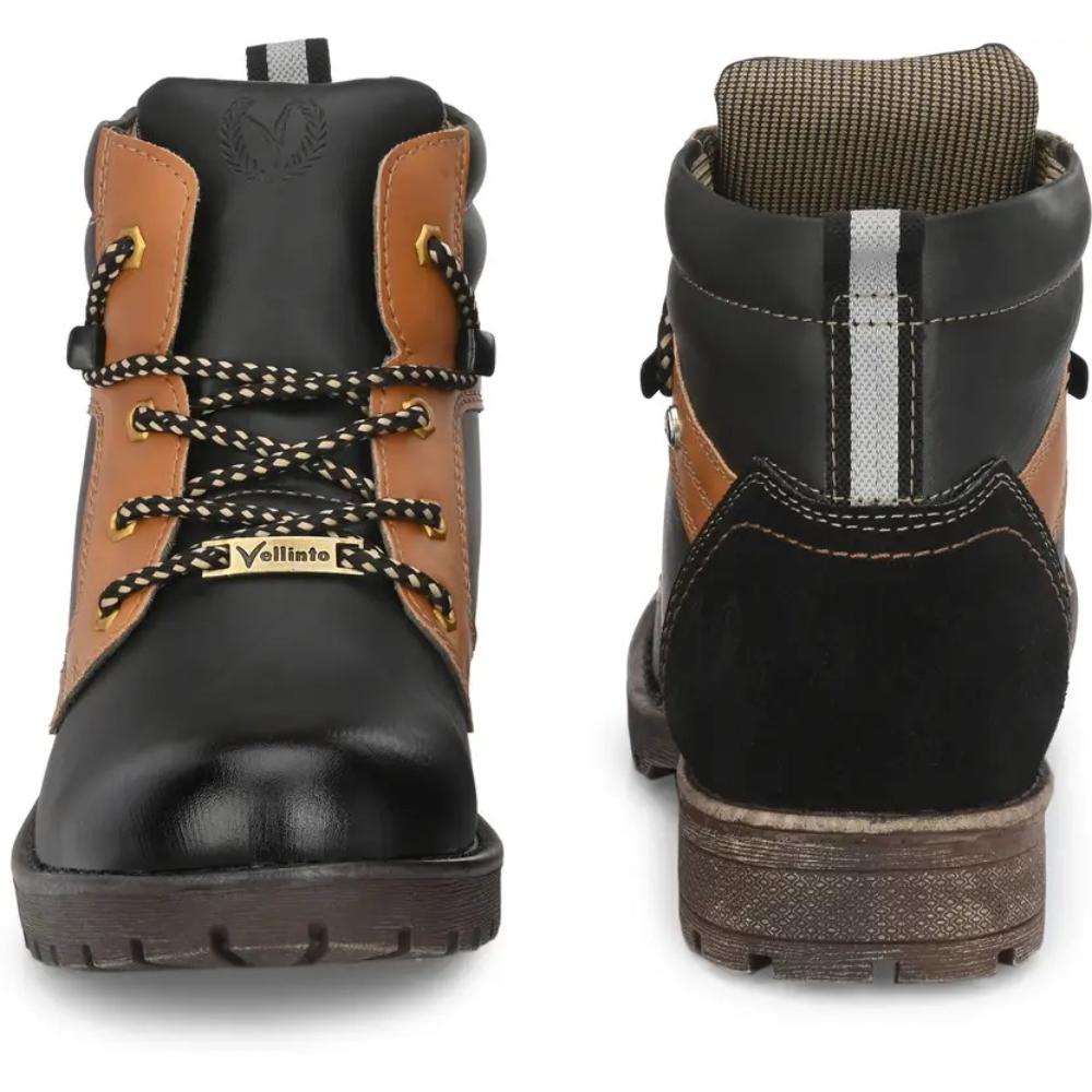 Vellinto CAPTAIN Royal Look Boots For Men ll Latest Synthetic Leather Boots for Men