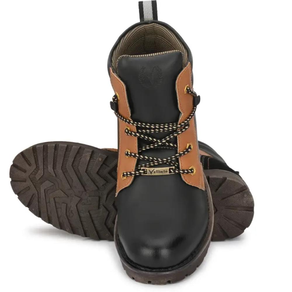 Vellinto CAPTAIN Royal Look Boots For Men ll Latest Synthetic Leather Boots for Men