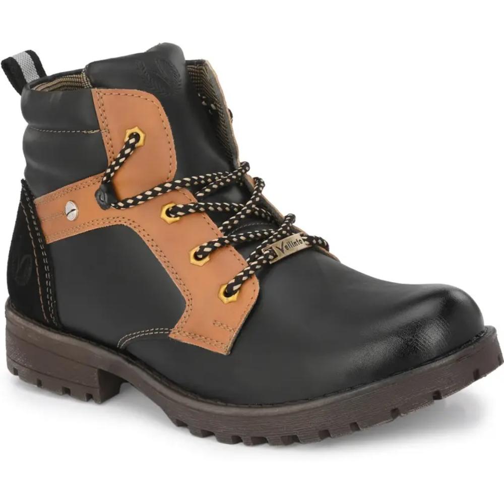 Vellinto CAPTAIN Royal Look Boots For Men ll Latest Synthetic Leather Boots for Men