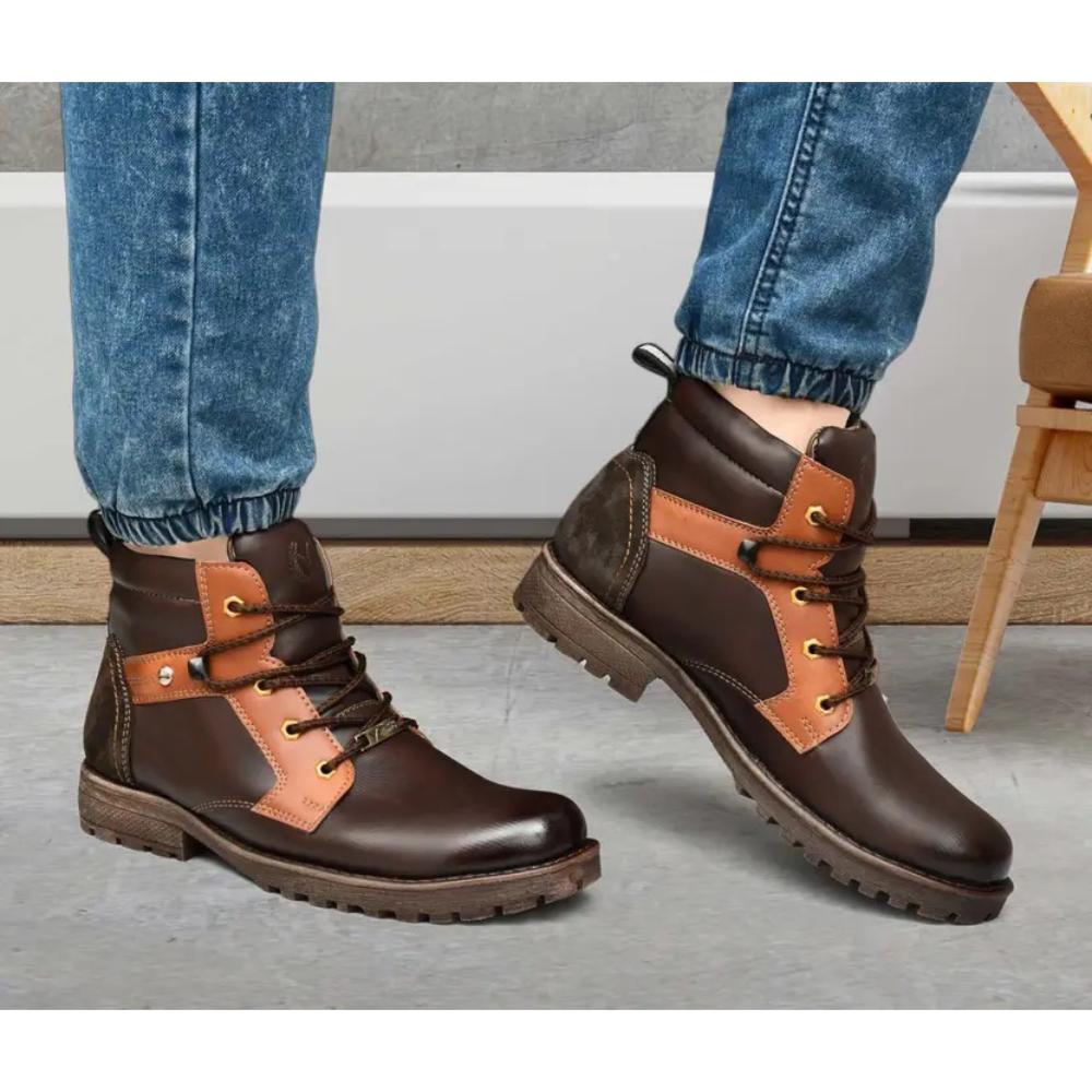 Vellinto CAPTAIN Royal Look Boots For Men ll Latest Synthetic Leather Boots for Men