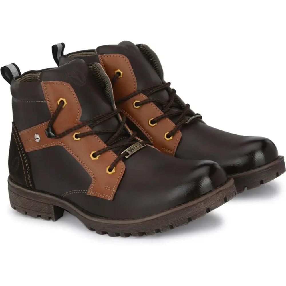 Vellinto CAPTAIN Royal Look Boots For Men ll Latest Synthetic Leather Boots for Men