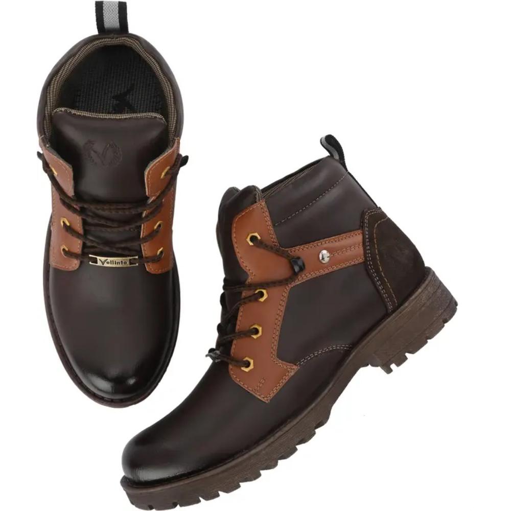 Vellinto CAPTAIN Royal Look Boots For Men ll Latest Synthetic Leather Boots for Men