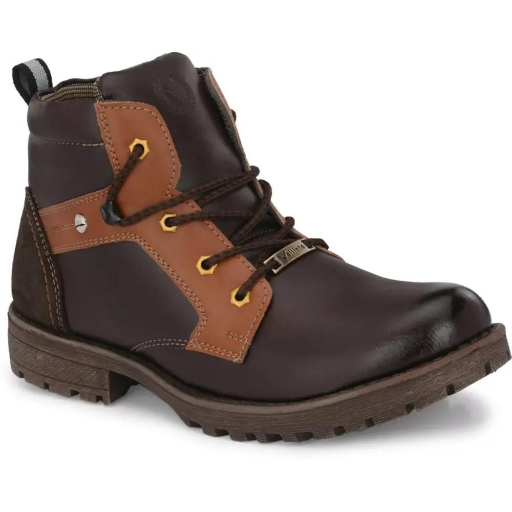 Vellinto CAPTAIN Royal Look Boots For Men ll Latest Synthetic Leather Boots for Men