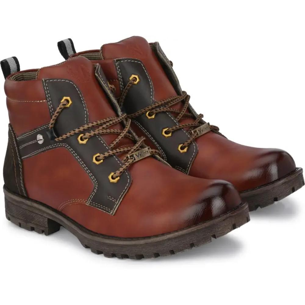 Vellinto CAPTAIN Royal Look Boots For Men ll Latest Synthetic Leather Boots for Men