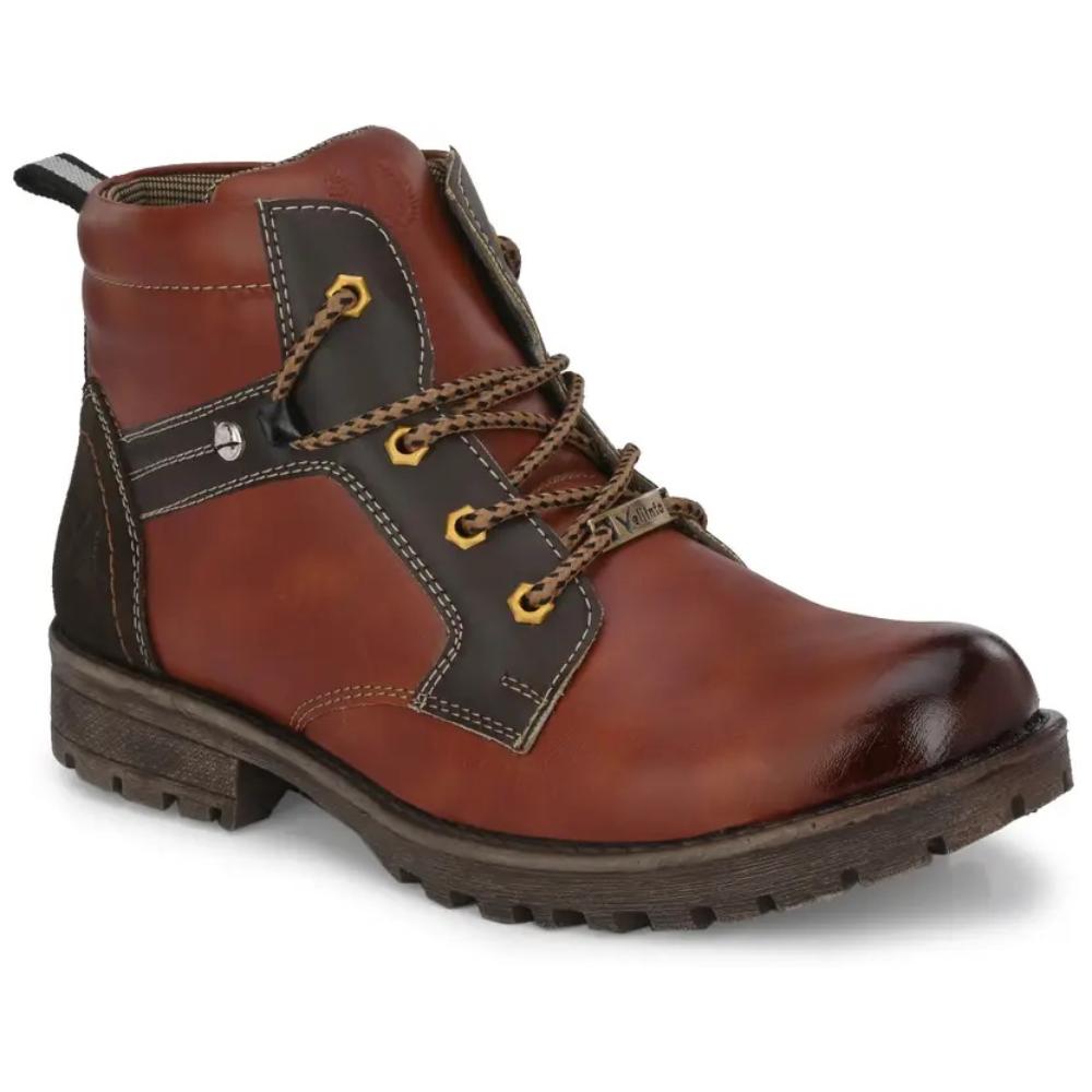 Vellinto CAPTAIN Royal Look Boots For Men ll Latest Synthetic Leather Boots for Men