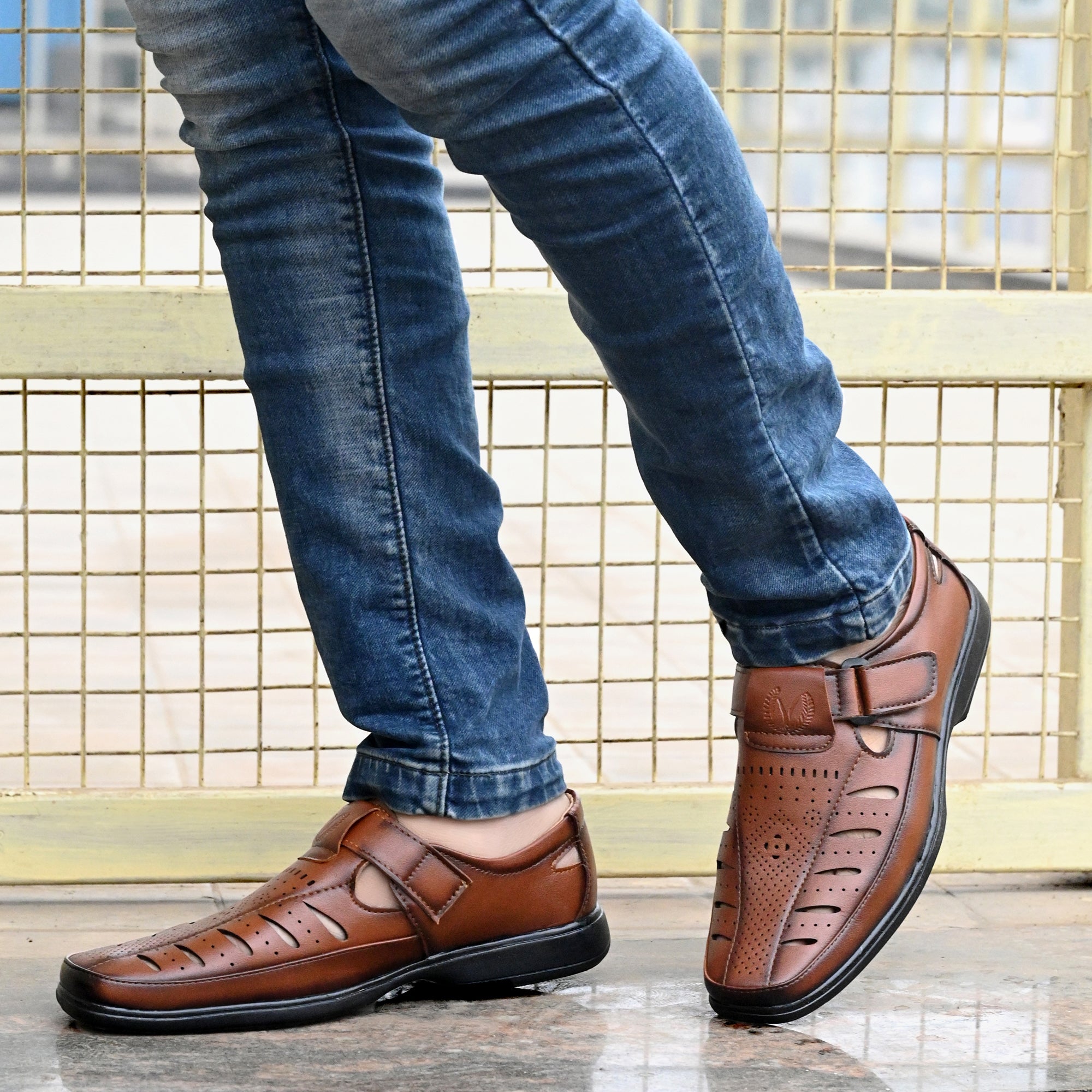Vellinto BEAT Ethnic Sandals For Men ll Casual Sandals For Men ll Tradition Sandals For Men