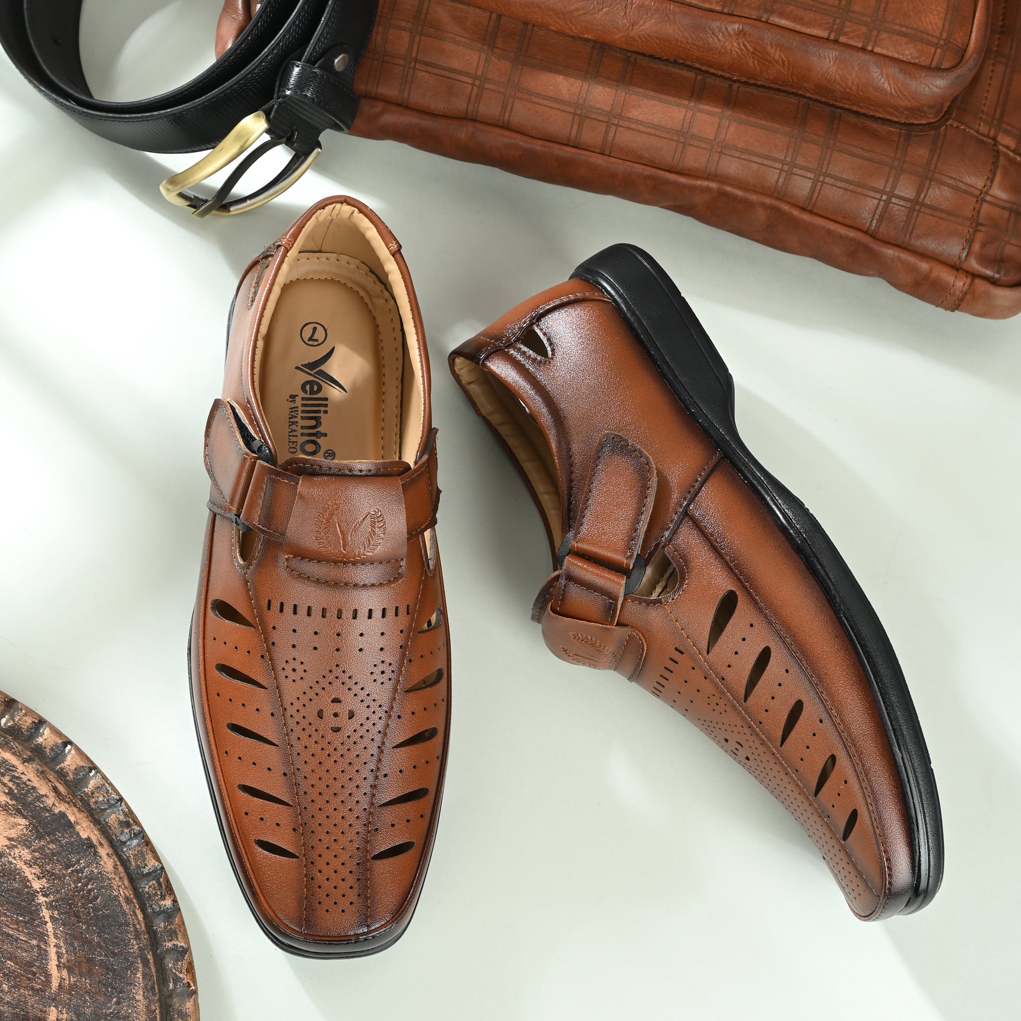 Vellinto BEAT Ethnic Sandals For Men ll Casual Sandals For Men ll Tradition Sandals For Men