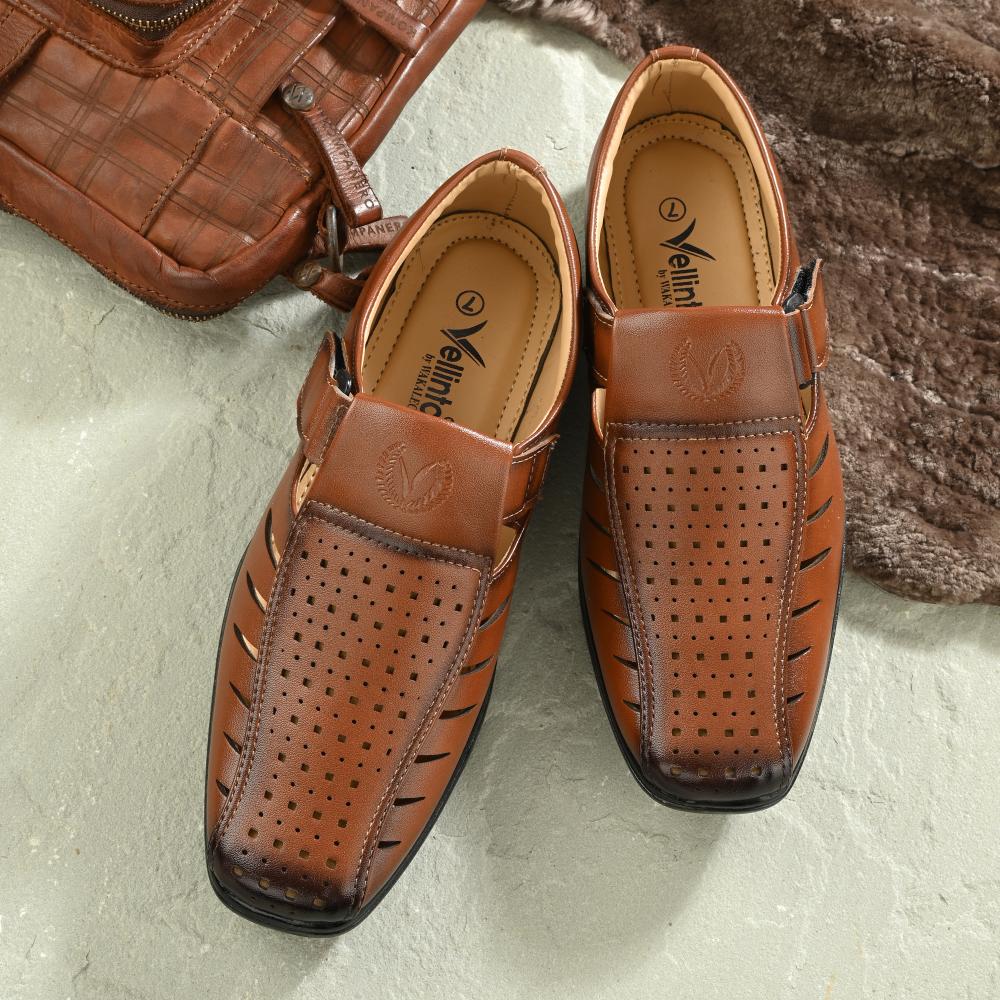Vellinto BIG BANG Roman Sandal For Men ll Ethnic Sandals For Men ll Casual/Formal/Outdoor Sandals For Men