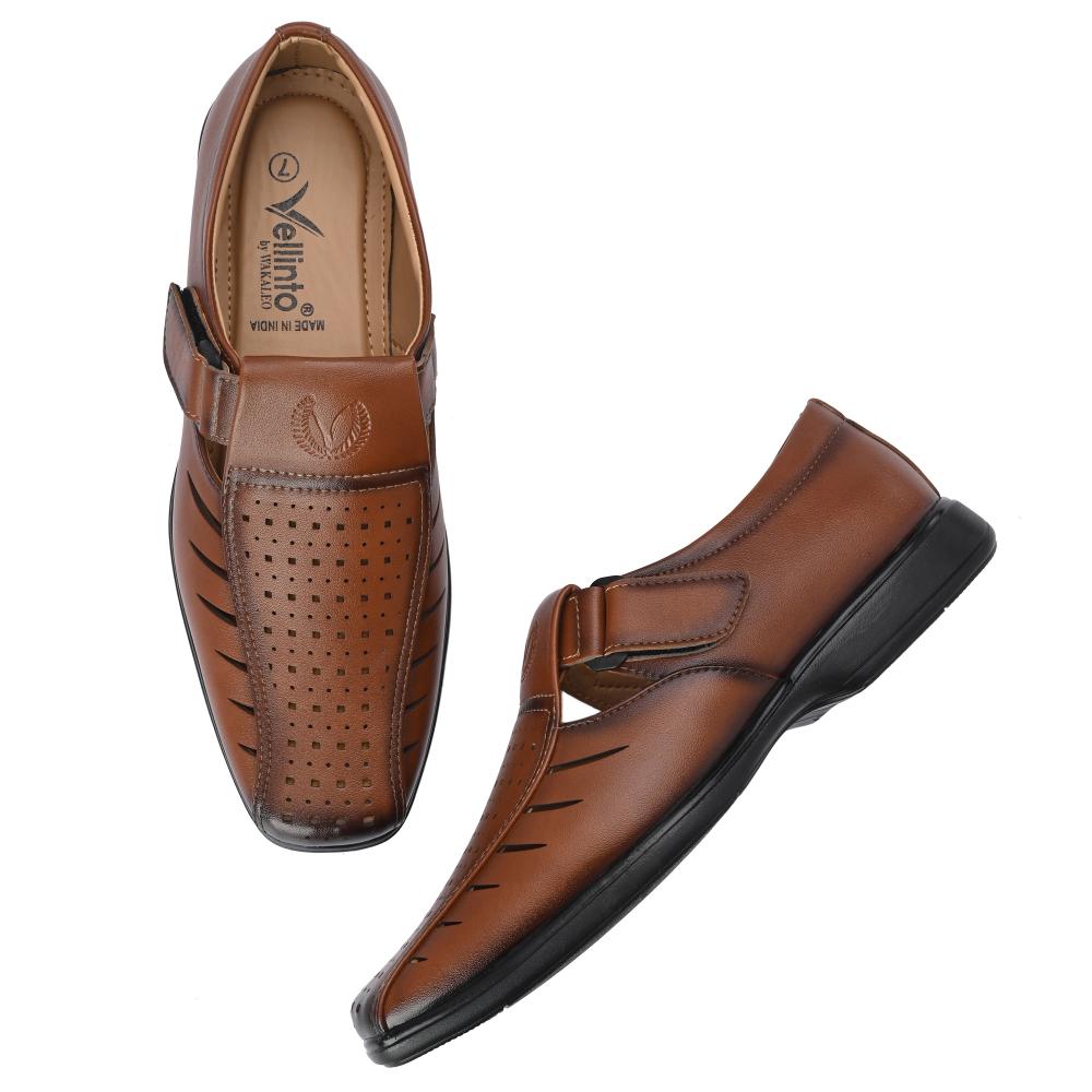 Vellinto BIG BANG Roman Sandal For Men ll Ethnic Sandals For Men ll Casual/Formal/Outdoor Sandals For Men