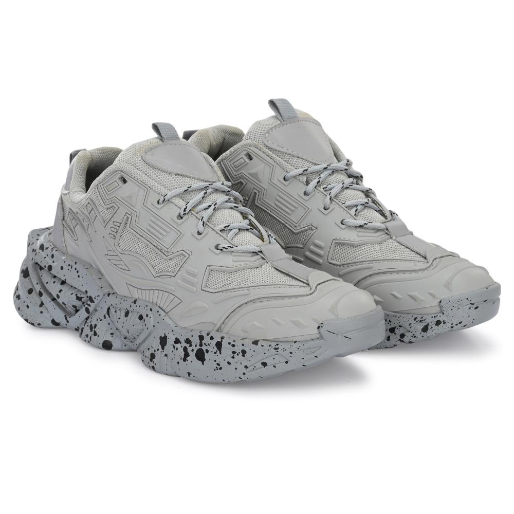 Vellinto SPOTTER Casual Trendy Sneakers for Men ll Sports Shoes for Men ll Running Shoes for Men Black