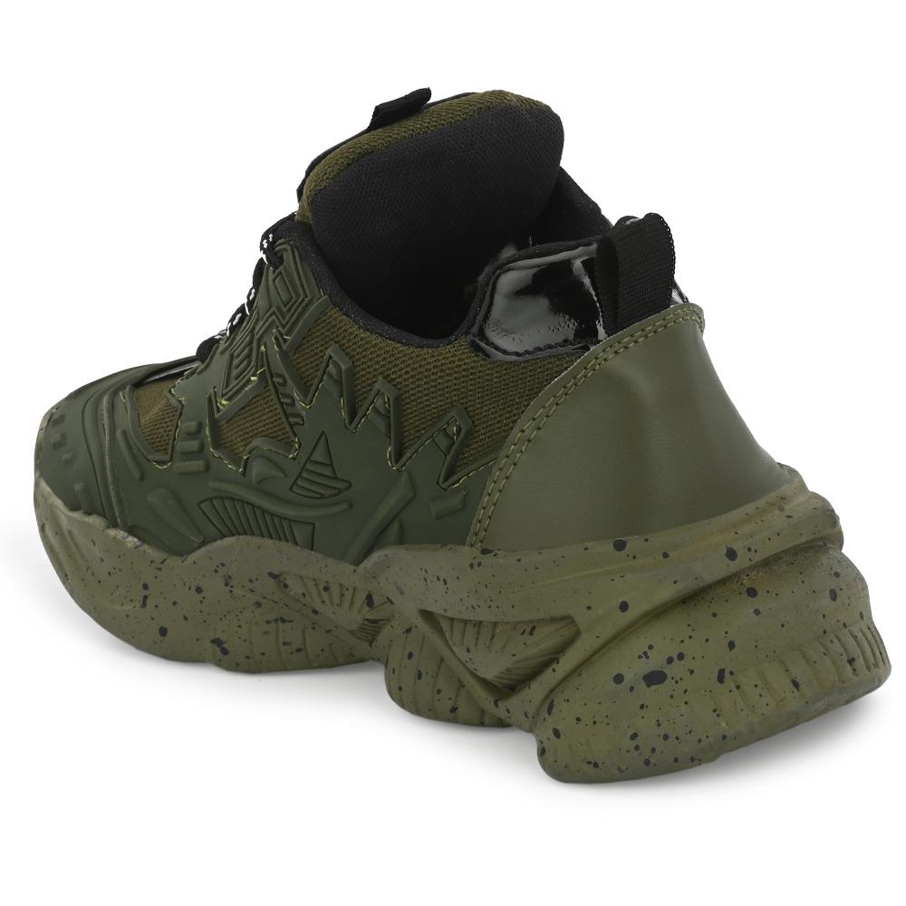Vellinto SPOTTER Casual Trendy Sneakers for Men ll Sports Shoes for Men ll Running Shoes for Men Black