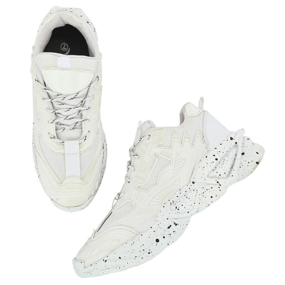 Vellinto SPOTTER Casual Trendy Sneakers for Men ll Sports Shoes for Men ll Running Shoes for Men Black