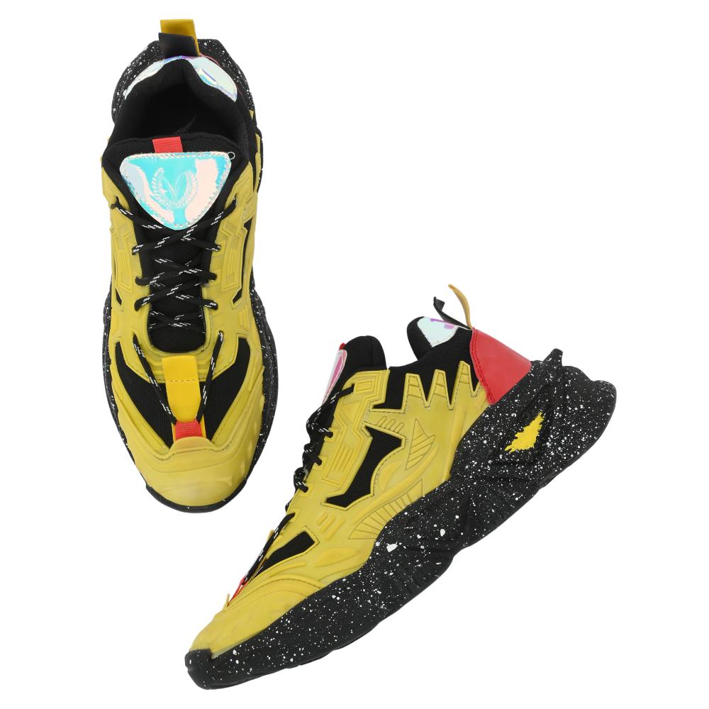 Vellinto SPOTTER Casual Trendy Sneakers for Men ll Sports Shoes for Men ll Running Shoes for Men Black
