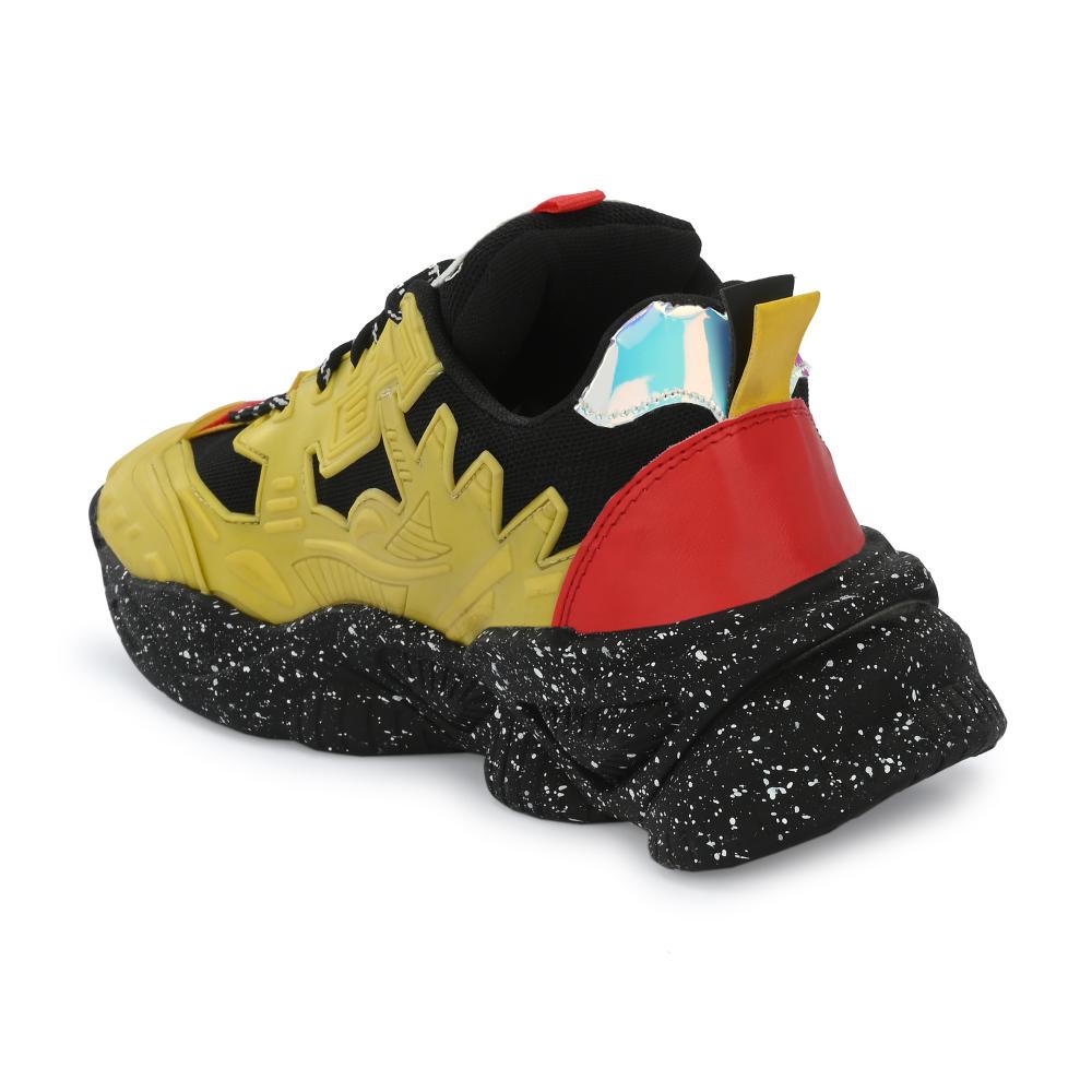 Vellinto SPOTTER Casual Trendy Sneakers for Men ll Sports Shoes for Men ll Running Shoes for Men Black