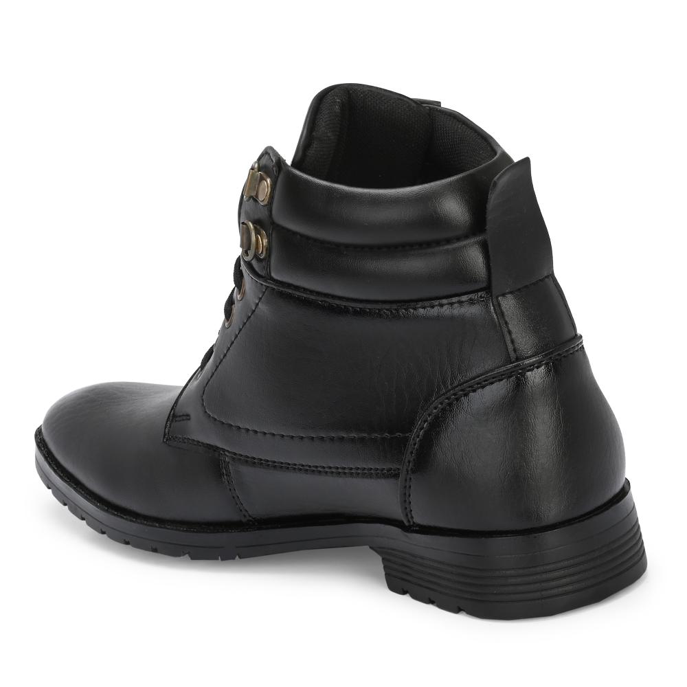 Vellinto DUST-OFF Casual Mid-Ankle Synthetic leather Boots For Men