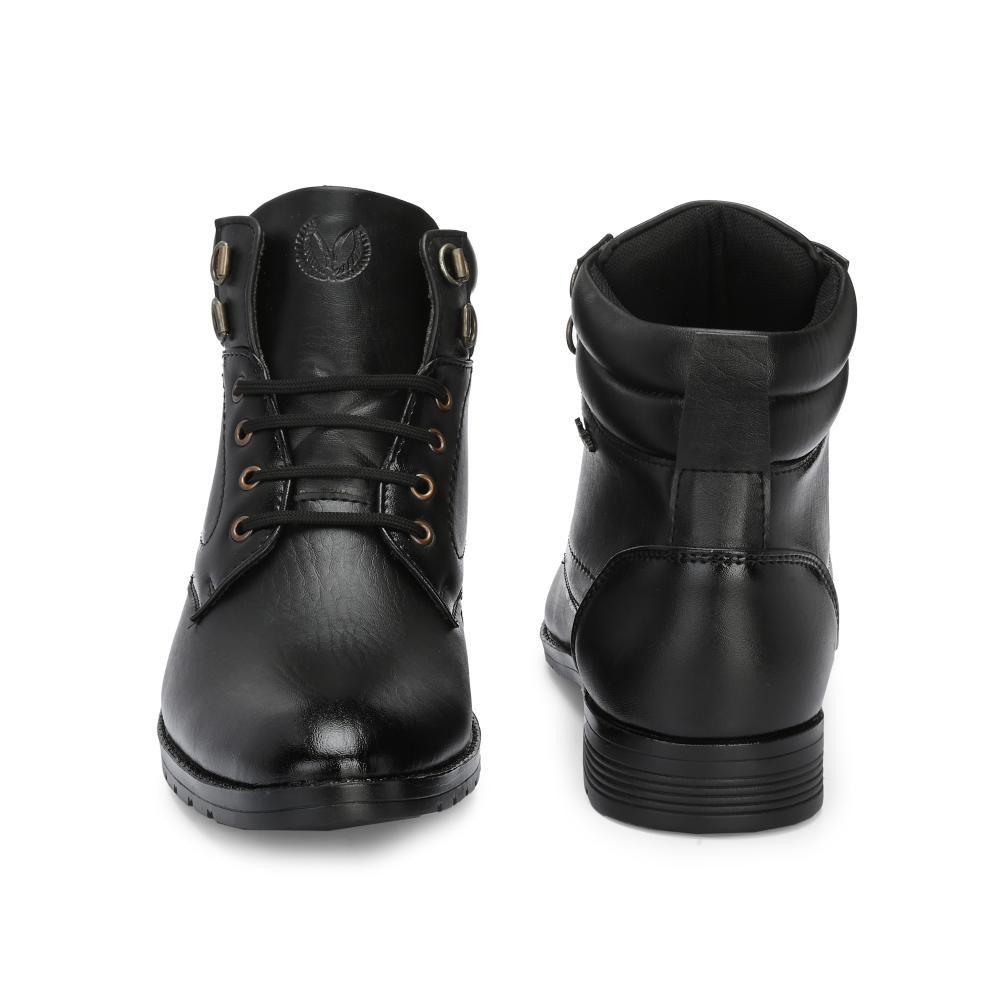 Vellinto DUST-OFF Casual Mid-Ankle Synthetic leather Boots For Men