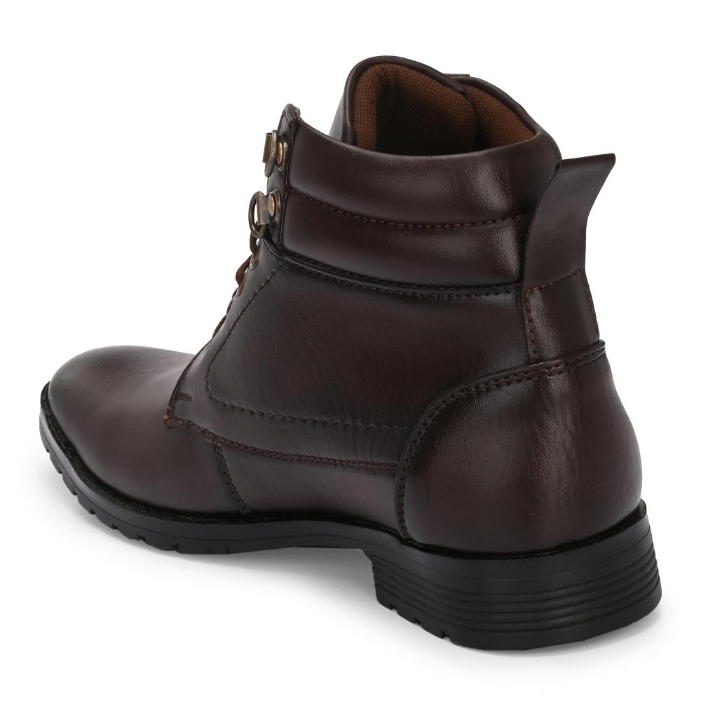 Vellinto DUST-OFF Casual Mid-Ankle Synthetic leather Boots For Men