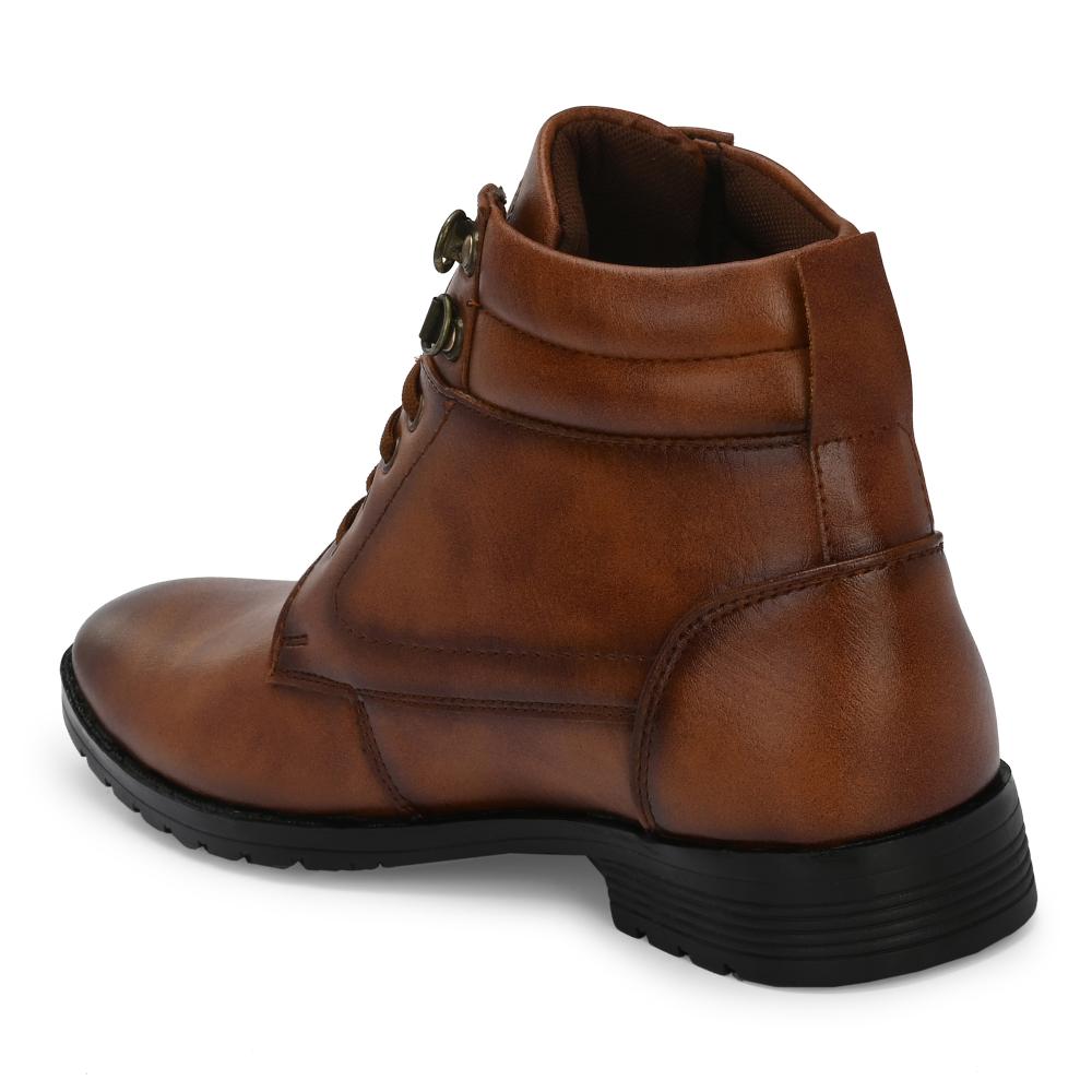 Vellinto DUST-OFF Casual Mid-Ankle Synthetic leather Boots For Men
