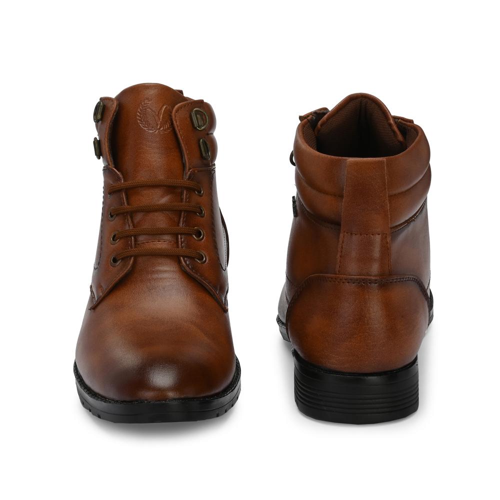 Vellinto DUST-OFF Casual Mid-Ankle Synthetic leather Boots For Men