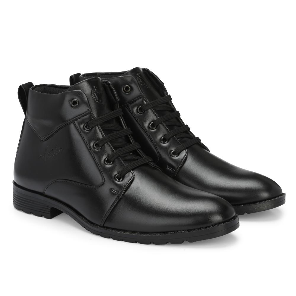 Vellinto HOWARD Casual Boots For Men ll Synthetic Leather Formal Shoes For Men