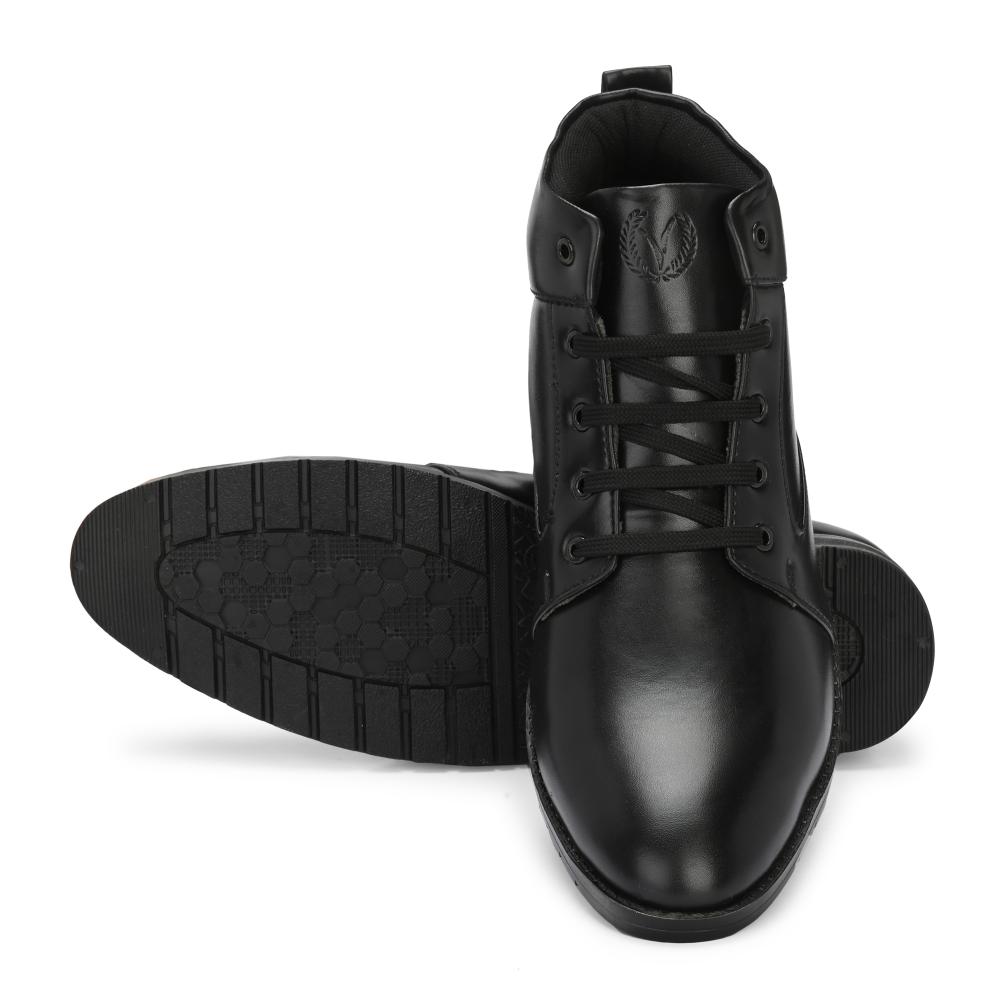 Vellinto HOWARD Casual Boots For Men ll Synthetic Leather Formal Shoes For Men