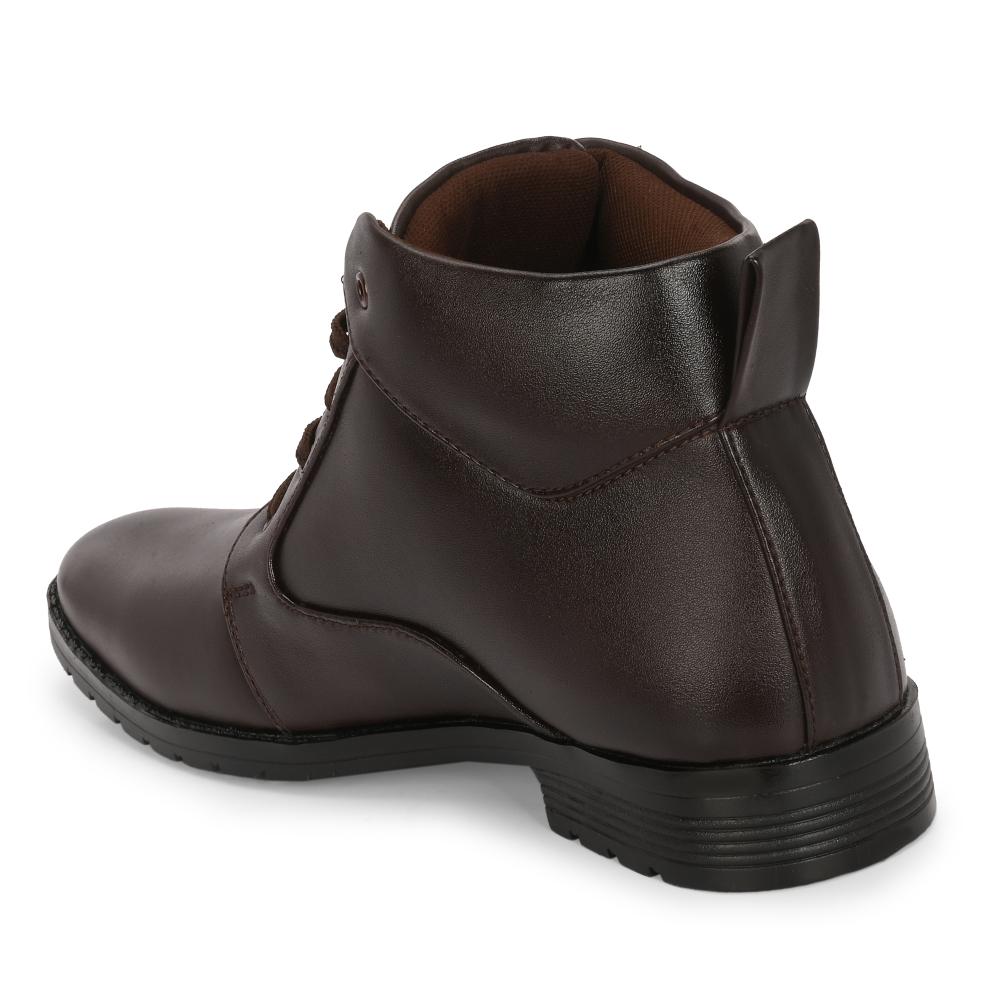 Vellinto HOWARD Casual Boots For Men ll Synthetic Leather Formal Shoes For Men