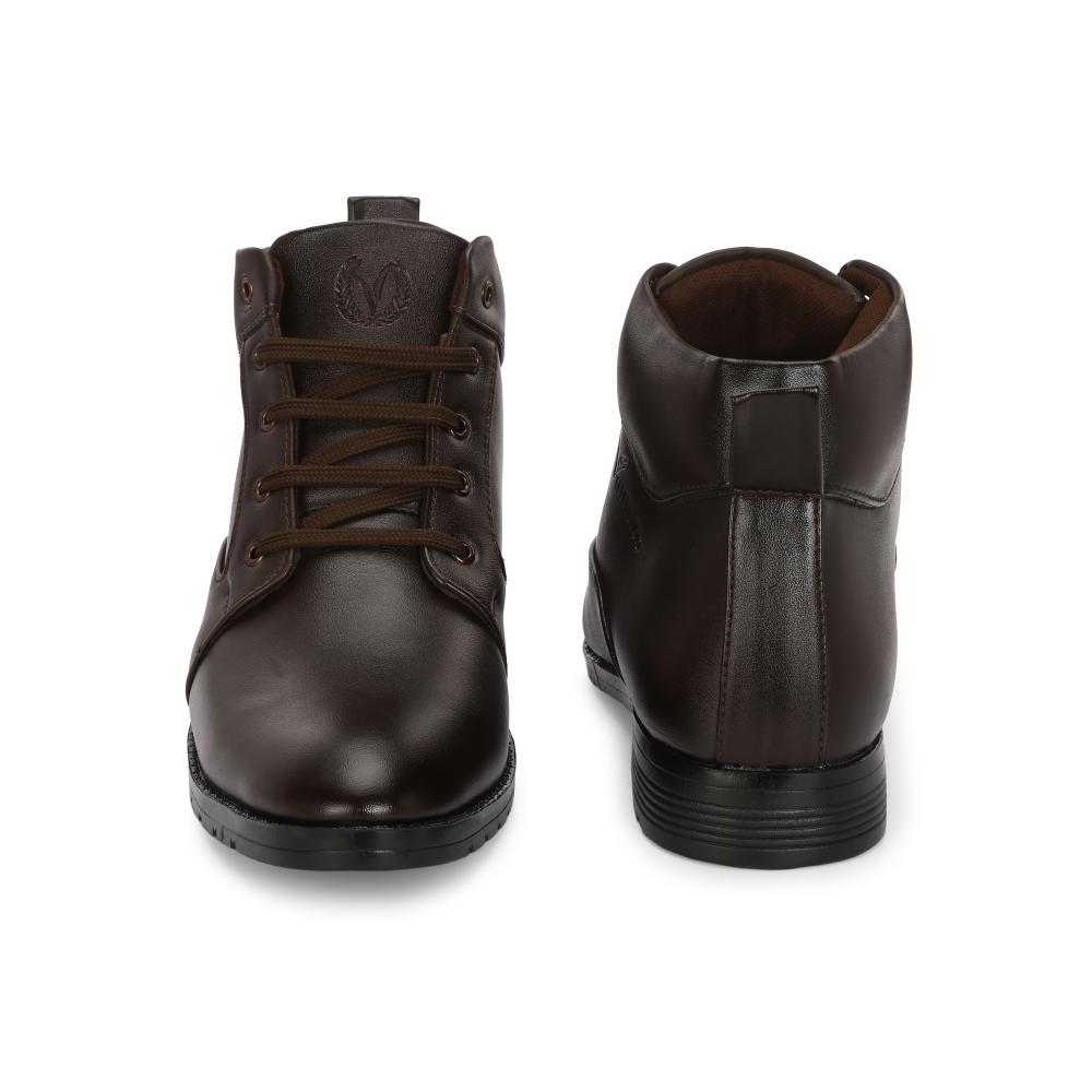 Vellinto HOWARD Casual Boots For Men ll Synthetic Leather Formal Shoes For Men