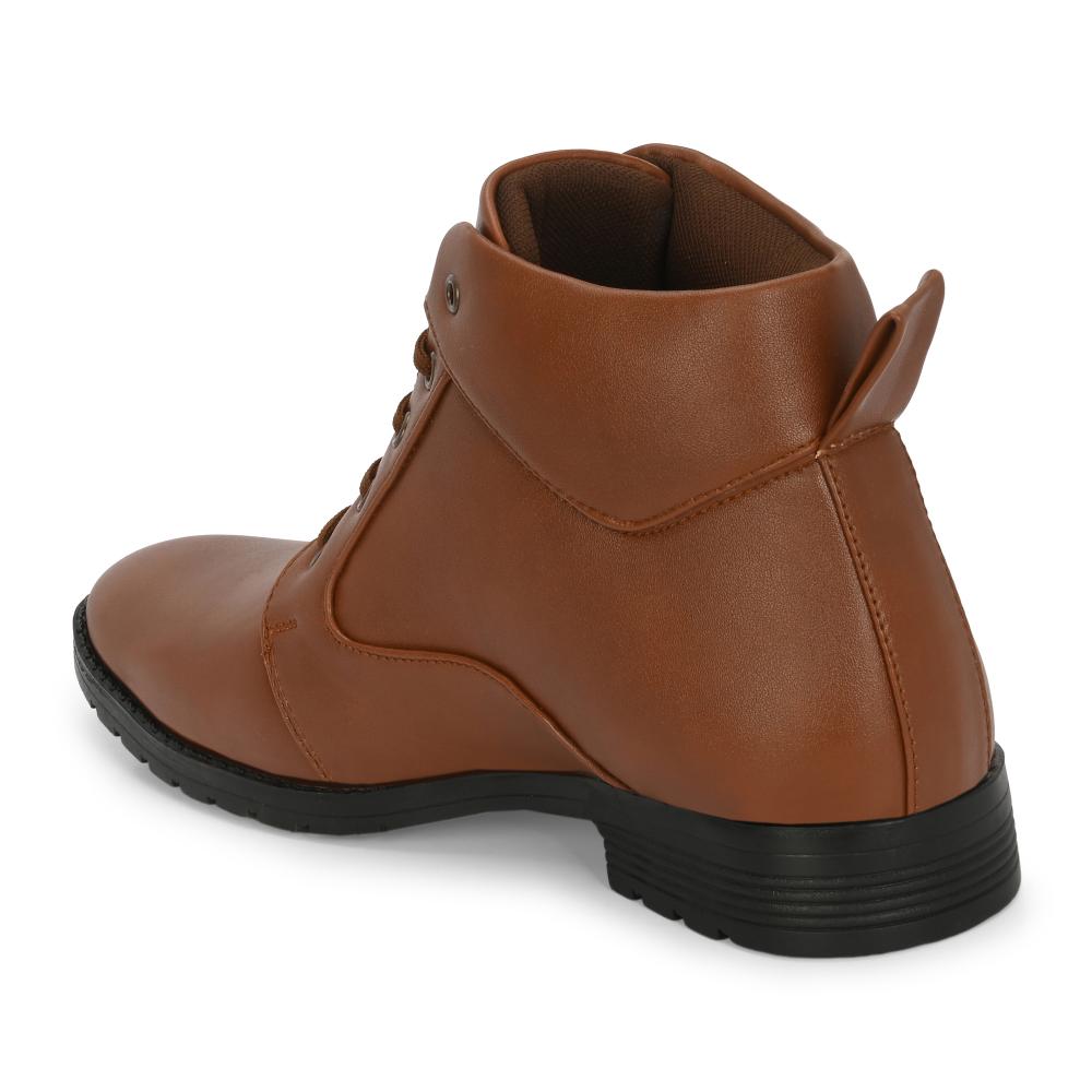 Vellinto HOWARD Casual Boots For Men ll Synthetic Leather Formal Shoes For Men