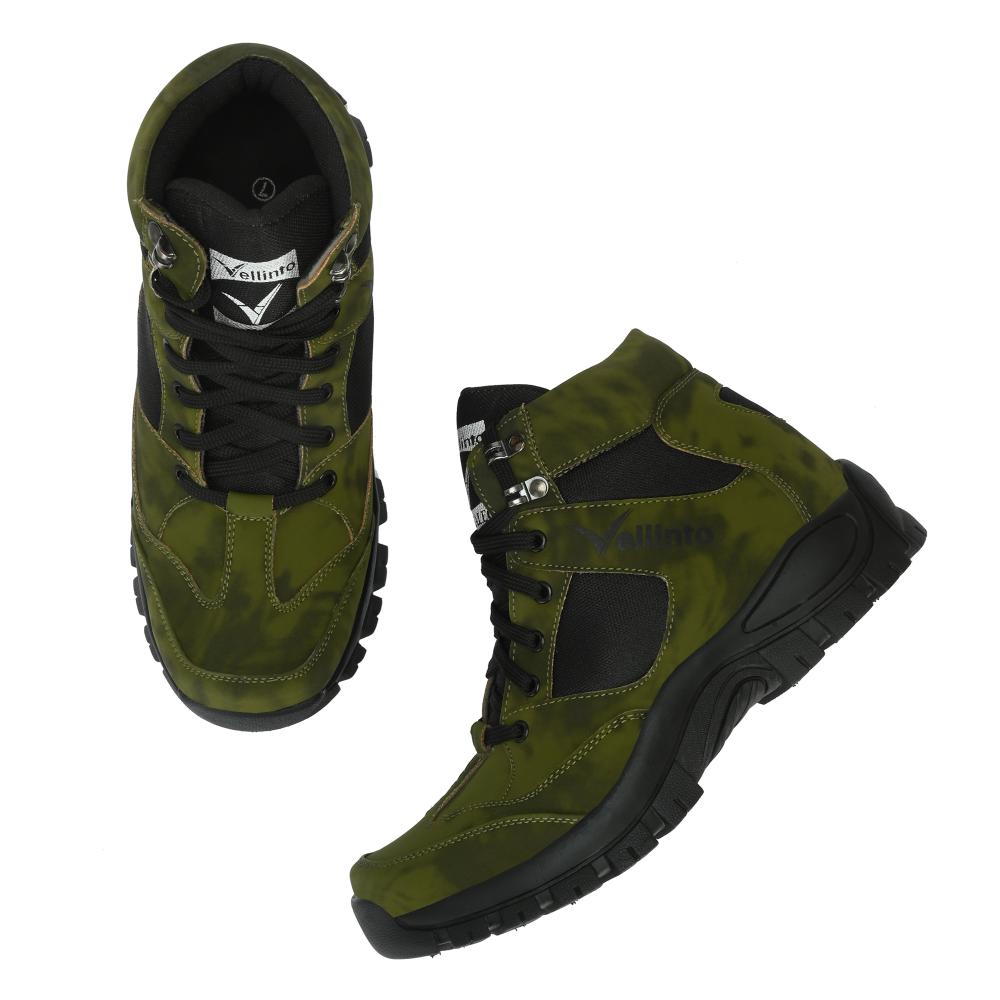 Vellinto SQUIRTER Outdoor Boots For Men ll Casual Miliatry Boots For Men