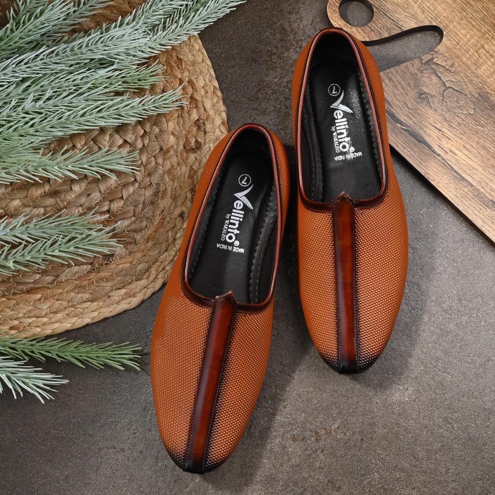 Vellinto HORSEBIT Ethnic Juttis for Men ll Casual Shoes for Men