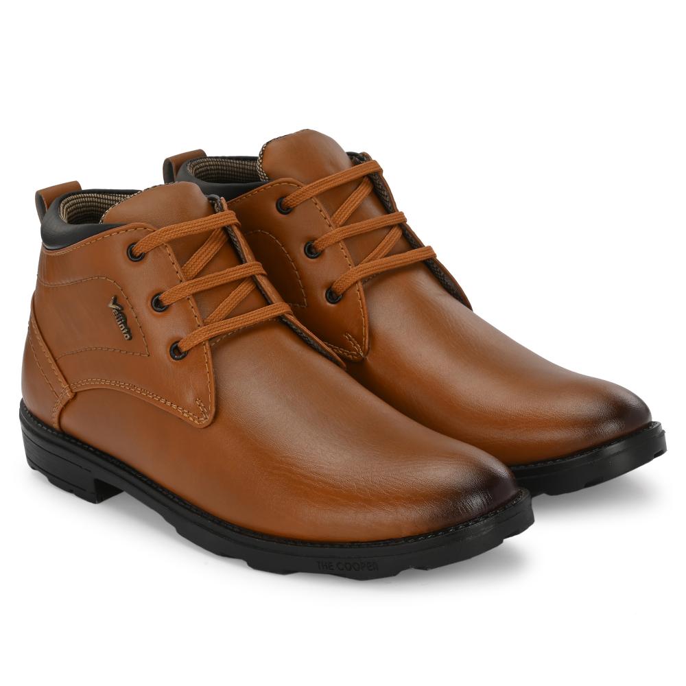 Vellinto DOUGLAS Casual Boots For Men ll Synthetic Leather Boots For Men Boots For Men
