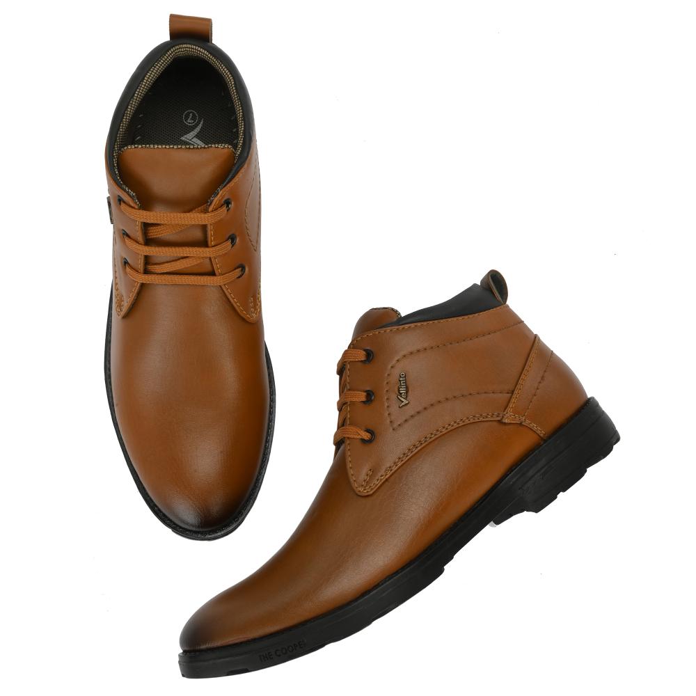 Vellinto DOUGLAS Casual Boots For Men ll Synthetic Leather Boots For Men Boots For Men