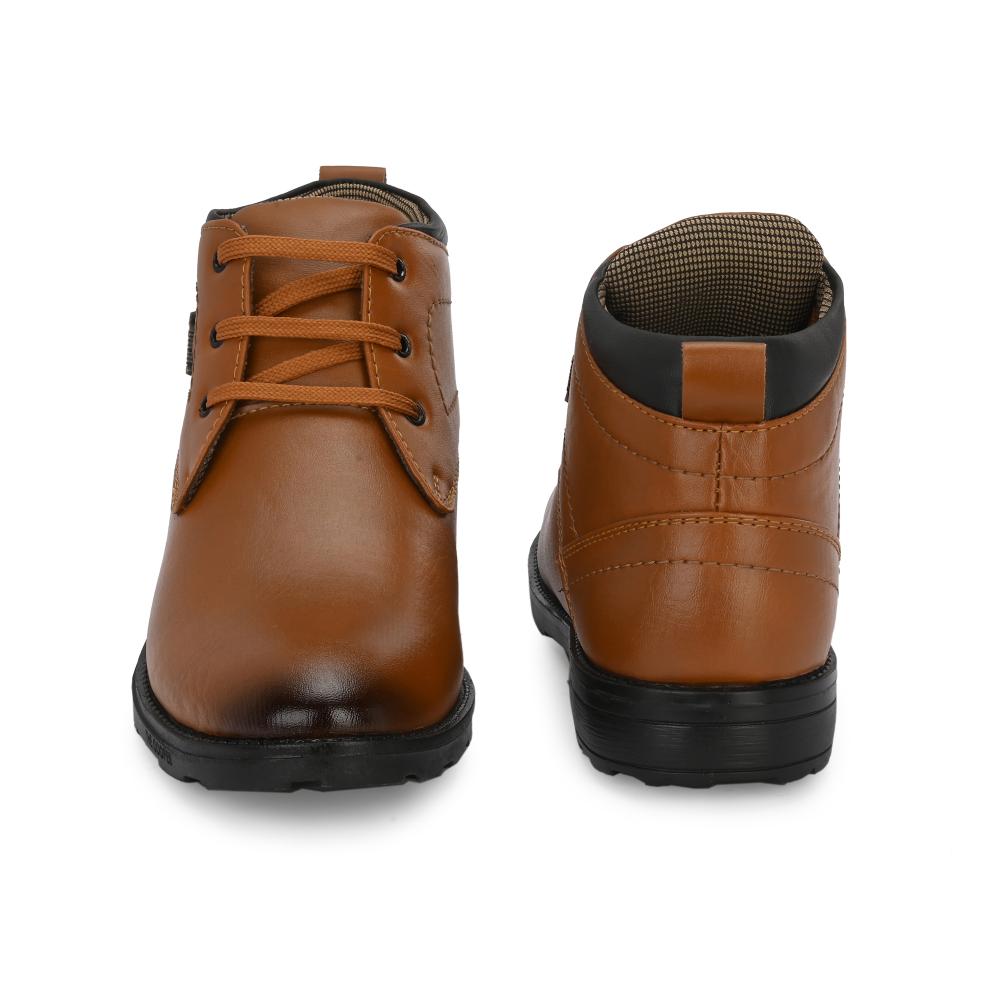 Vellinto DOUGLAS Casual Boots For Men ll Synthetic Leather Boots For Men Boots For Men
