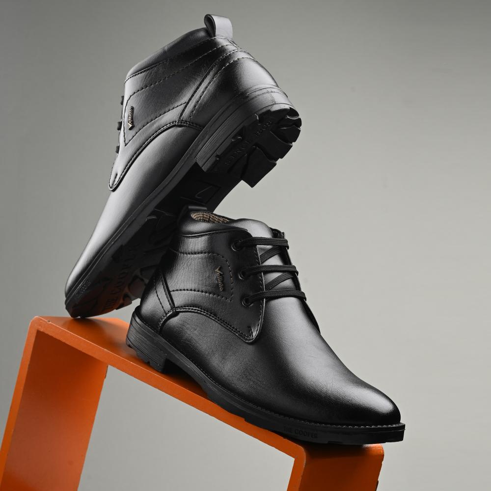 Vellinto DOUGLAS Casual Boots For Men ll Synthetic Leather Boots For Men Boots For Men
