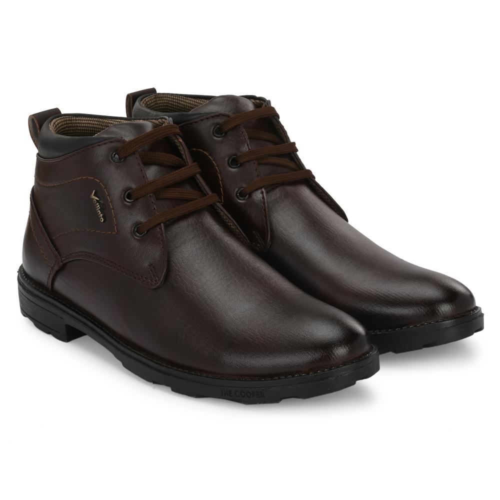 Vellinto DOUGLAS Casual Boots For Men ll Synthetic Leather Boots For Men Boots For Men