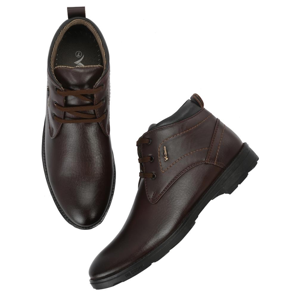 Vellinto DOUGLAS Casual Boots For Men ll Synthetic Leather Boots For Men Boots For Men