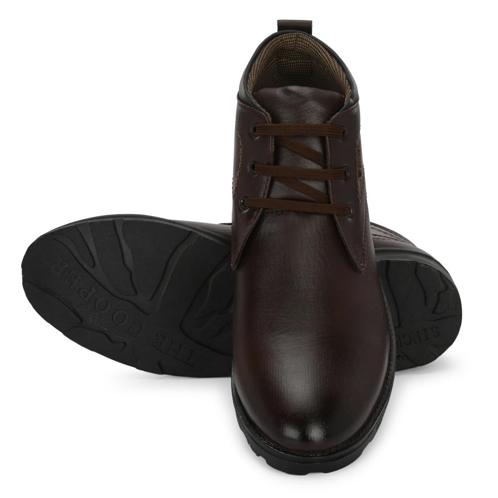 Vellinto DOUGLAS Casual Boots For Men ll Synthetic Leather Boots For Men Boots For Men