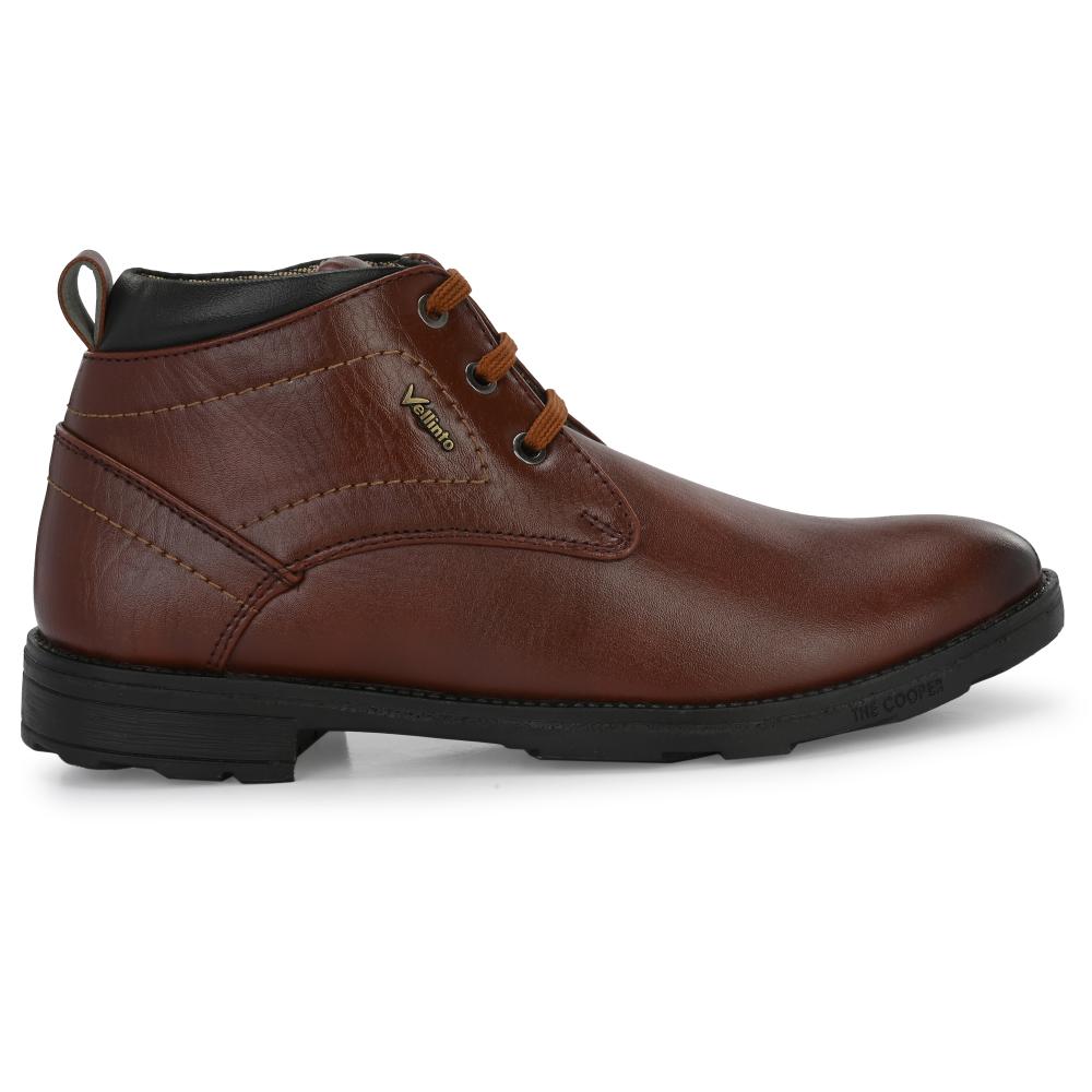 Vellinto DOUGLAS Casual Boots For Men ll Synthetic Leather Boots For Men Boots For Men